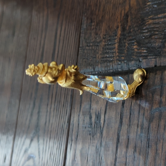 SWAROVSKI I RARE Vintage 1983 Trimlite Giftware Crystal and Gold Circus Clown - Picture 4 of 15